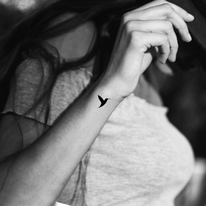 Tatteco Hummingbird Temporary Tattoo (Set of 3)