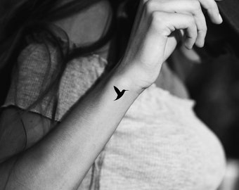Tatteco Kolibri Temporary Tattoo (3er Set)