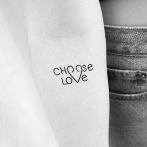 Choose Love Temporary Tattoo (Set of 3)