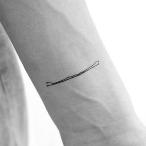 Hair Pin Temporary Tattoo (Set of 3)
