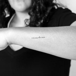 Tatuaje temporal de sol (juego de 3)