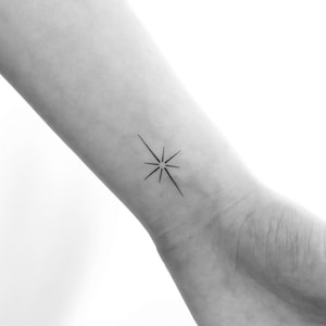 North Star Temporary Tattoo (Set of 3)