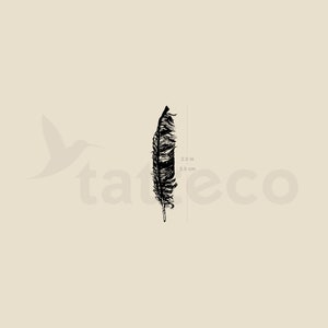 Feather Temporary Tattoo (Set of 3)