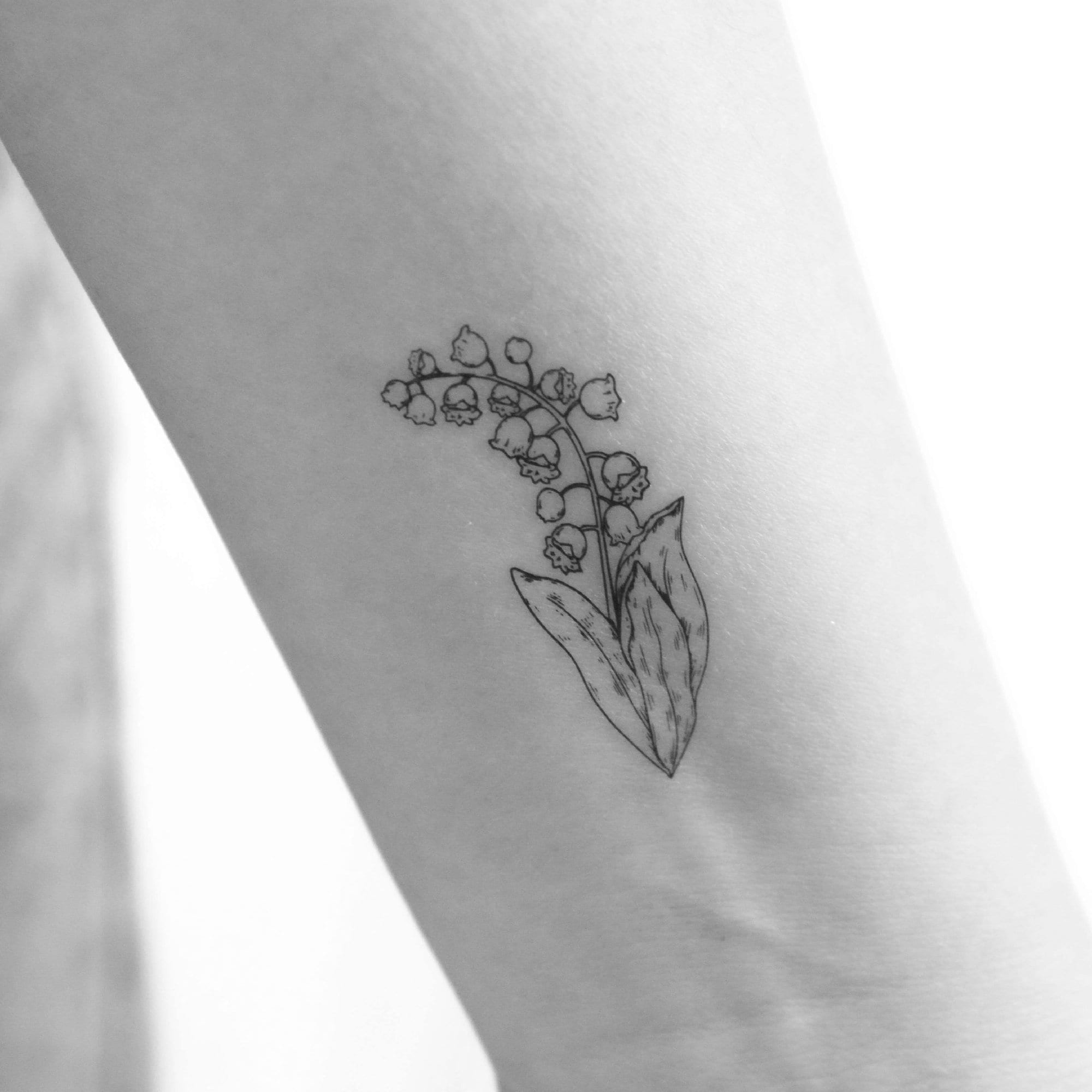Lily-of-the-valley Temporary Tattoo (set of 3) - Etsy