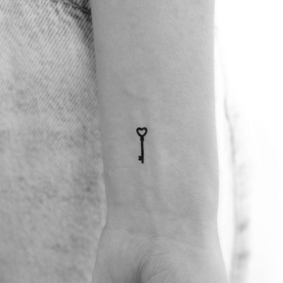 Buy Key Lock Temporary Tattoos set of 2 Online in India - Etsy