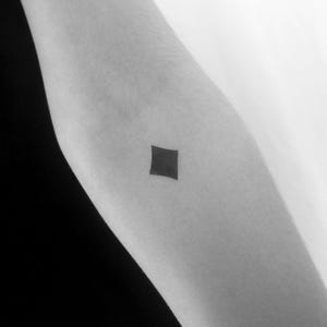 Tatuaje temporal de diamante negro (juego de 3)