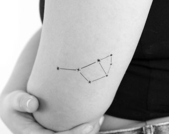 Pleiades Asterism Temporary Tattoo (Set of 3)