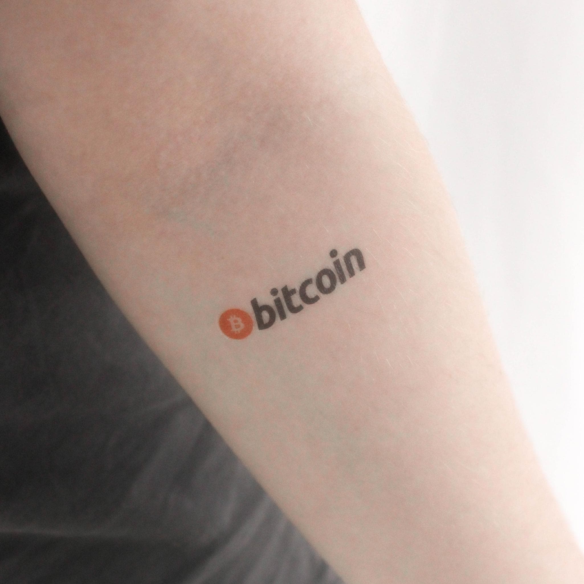 ビットコイン ワードマーク タトゥー (3 個セット) - Etsy 日本