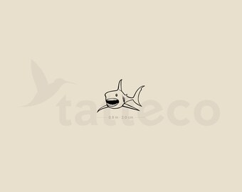 Shark Temporary Tattoo (Set of 3)