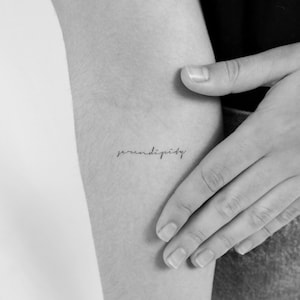 Serendipity Temporary Tattoo (Set of 3)