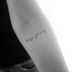 Weiter so temporäres Tattoo (3er Set)