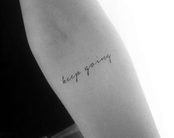 Keep Going Temporary Tattoo (Set of 3)