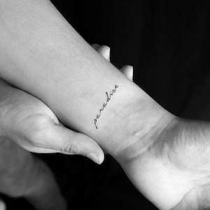 Paradies temporäres Tattoo (3er Set)