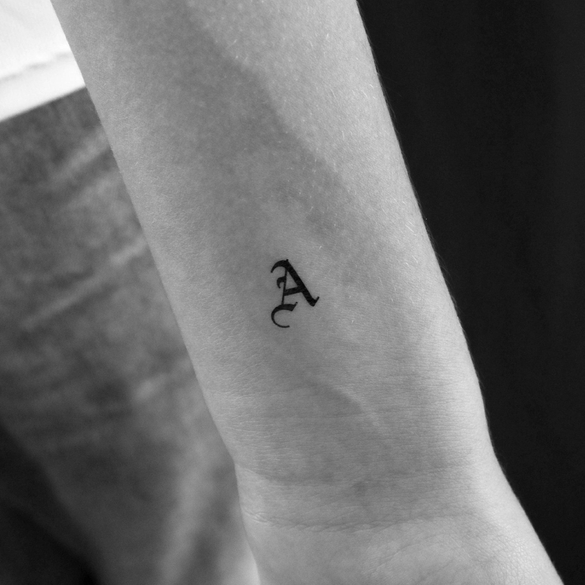 Stylish Gothic A Tattoos You Can Try