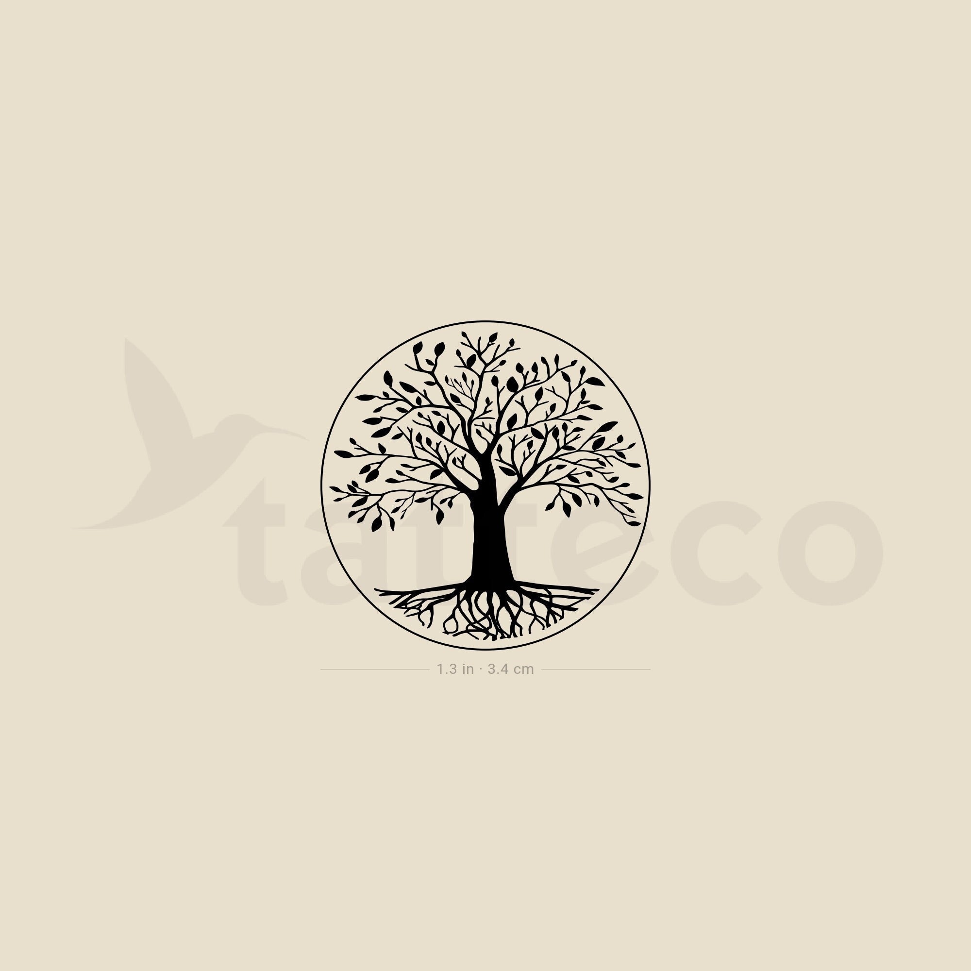 Baum des Lebens temporäres Tattoo (3er Set)