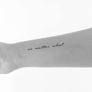 Egal was temporäres Tattoo (3er Set)