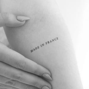 Tatuaggio temporaneo Made In France (set di 3)