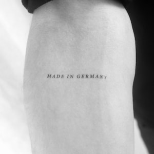 Made In Germany Temporary Tattoo (Set of 3)