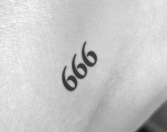 My 666 tattoo  Carved look 666 tattoo  Blsukchapter  Flickr