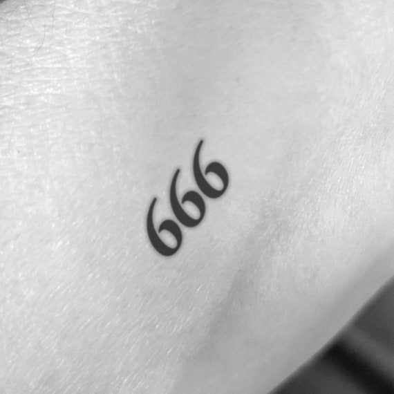 16+ 666 Tattoo Font - RajwinderIndya