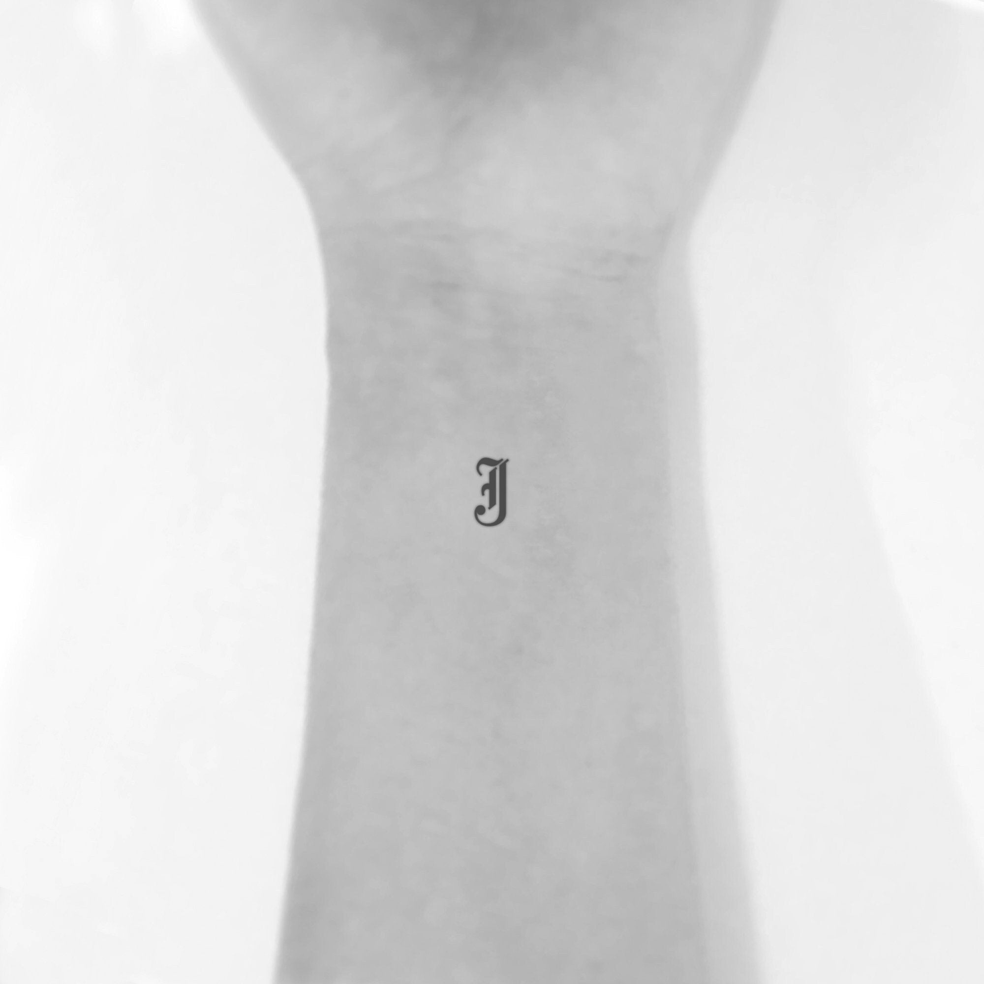 Buy J Letter Temporary Tattoo set of 3 Online in India  Etsy