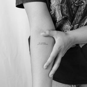 Be Realistic: Plan For A Miracle Temporary Tattoo (Set of 3)