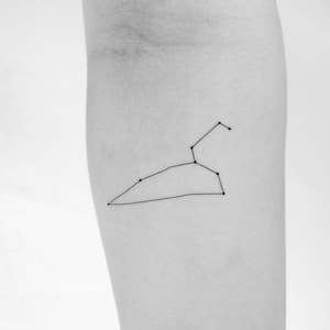Leo Constellation Temporary Tattoo (Set di 3)