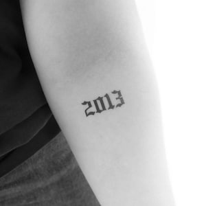 Gothic 2013 Temporary Tattoo (Set of 3)