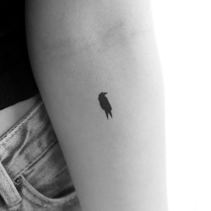 Little Raven Temporary Tattoo (Set of 3)
