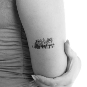 Foresta tatuaggio temporaneo (set di 3)