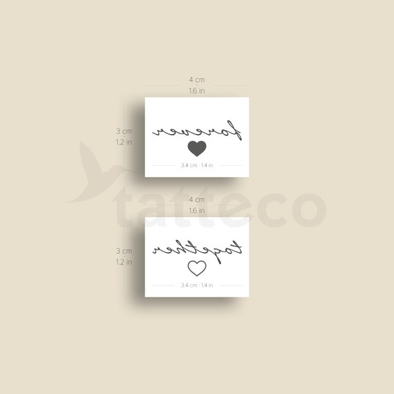 Matching Queen and King of Hearts Temporary Tattoos for Weddings - Set –  Tatteco