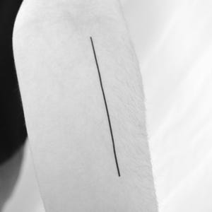 94mm Line Temporary Tattoo (Set of 3)