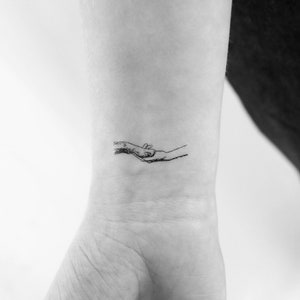 Dog and Human Handshake Temporary Tattoo (Set of 3)