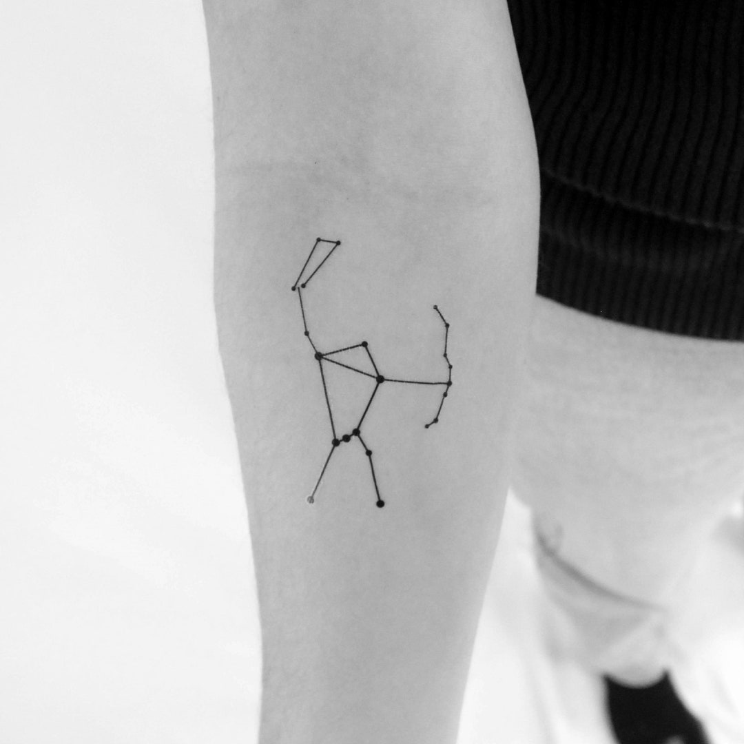 Orion Constellation Temporary Tattoo (set of 3) - Etsy