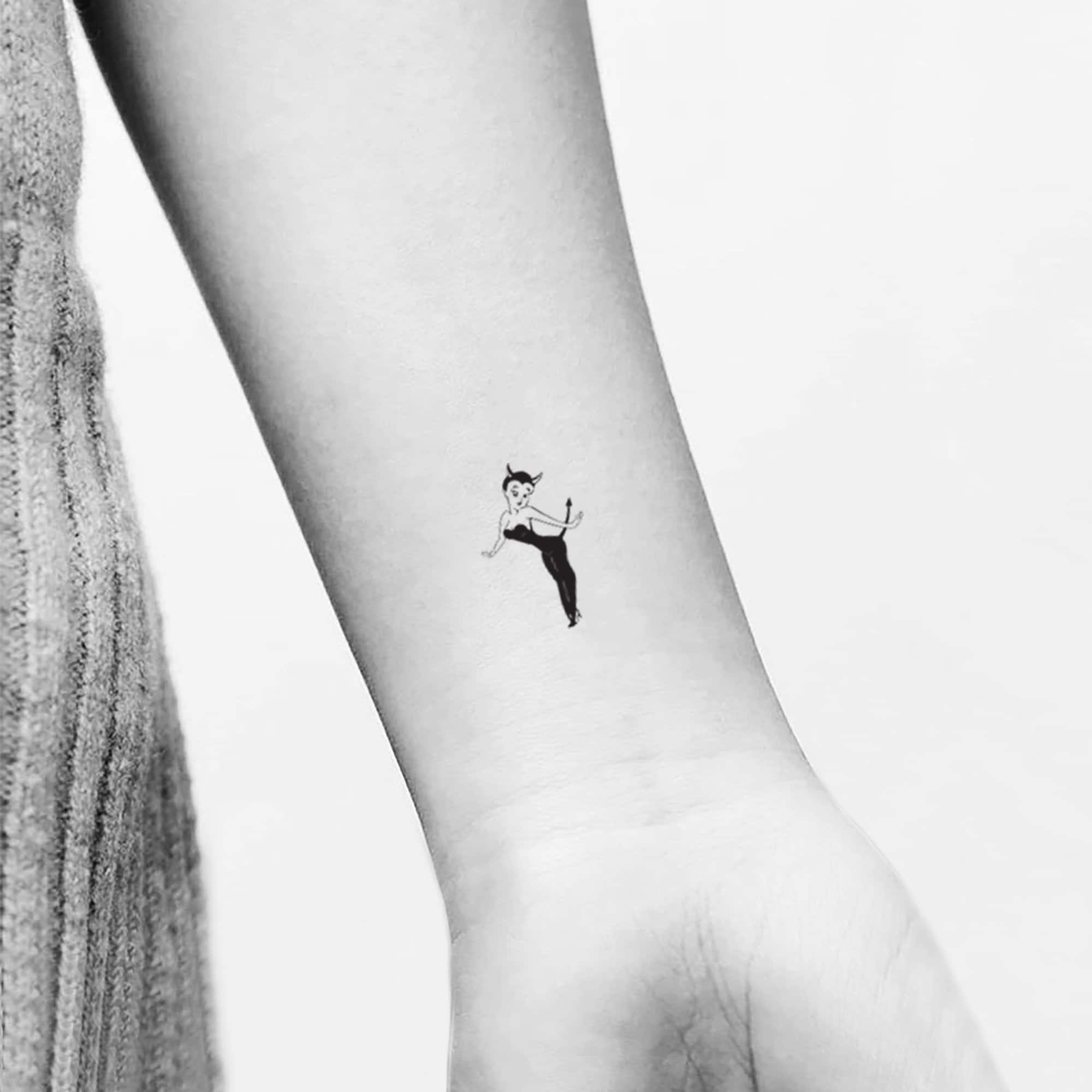 Devil Tattoo - Etsy Devil Tattoo - Etsy