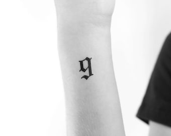数字 9 テンポラリータトゥー (3 個セット) - Etsy 日本