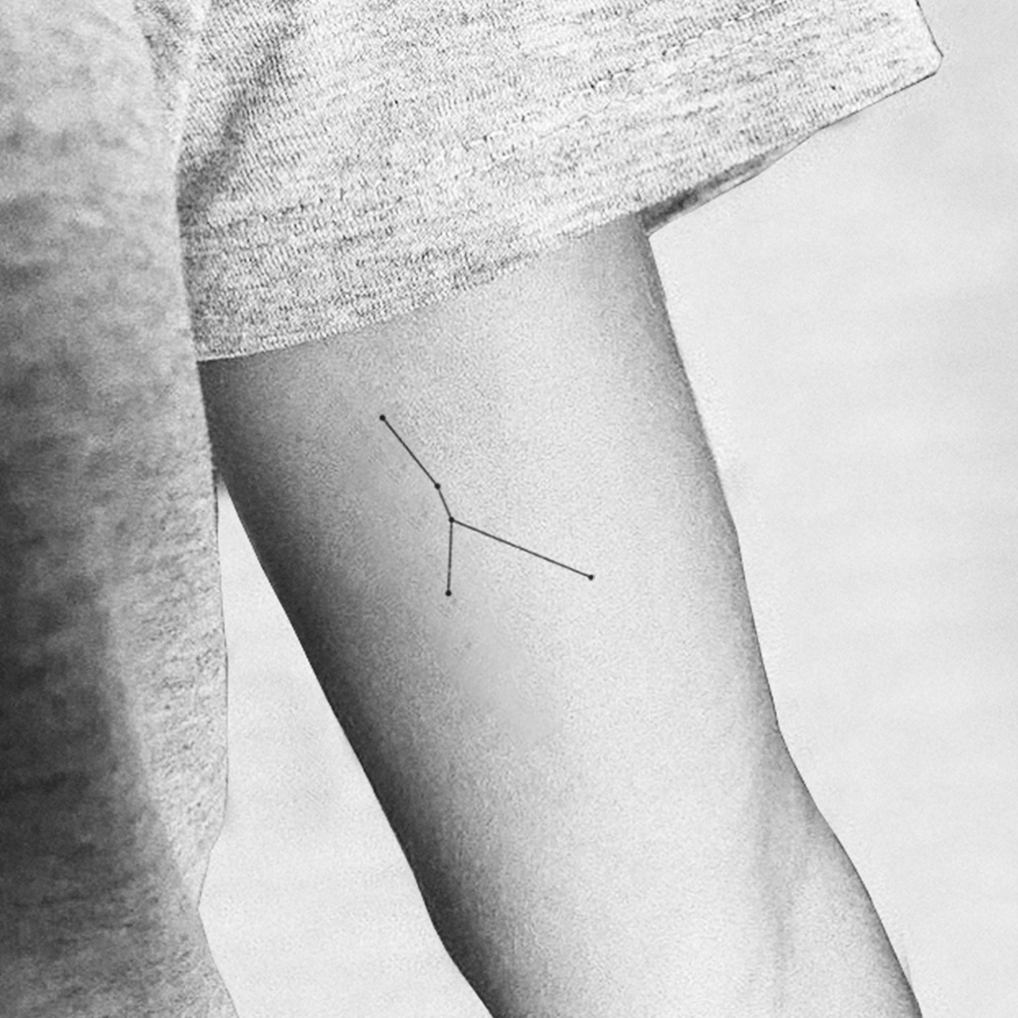 Cancer Constellation Temporary Tattoo set of 3 - Etsy