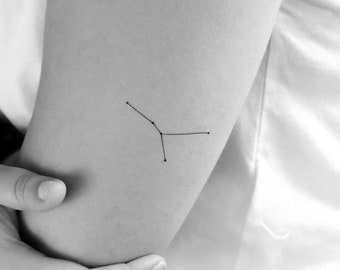 Cancer Constellation Temporary Tattoo (Set of 3)
