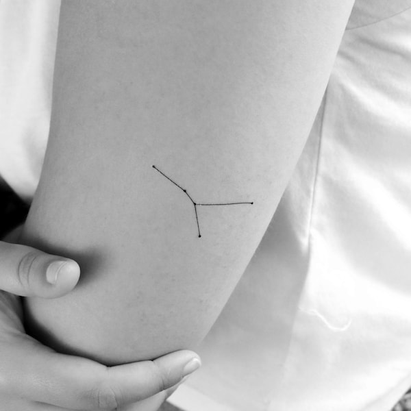 Cancer Constellation Temporary Tattoo (Set of 3)