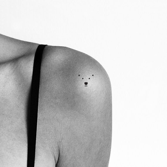 10+ Minimalist Bear Tattoo Ideas That Will Inspire You To Get Inked | Bear  tattoo designs, Bear tattoos, Bear tattoo