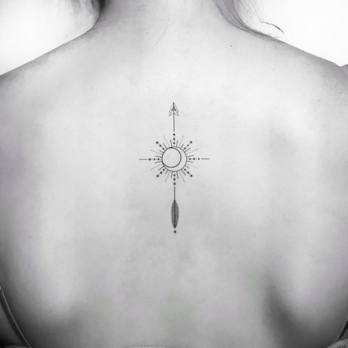 Ornamental Compass Moon Arrow Temporary Tattoo set of 3 - Etsy Australia Ornamental Compass Moon Arrow Temporary Tattoo set of 3 - Etsy Australia