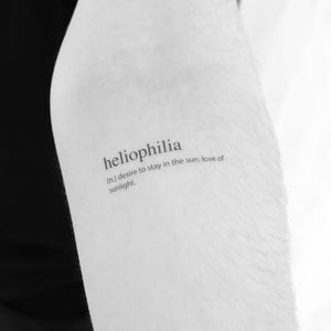Tatuaggio temporaneo Heliophilia (set di 3)