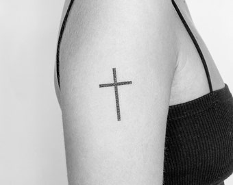 Cross Temporary Tattoo (Set of 3)