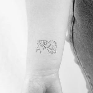 Matisse Dance Outline Temporary Tattoo (Set of 3)