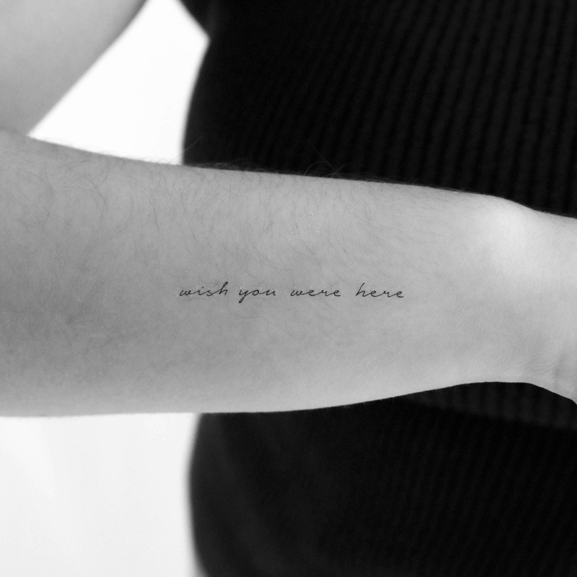 Wish You Were Here Tattoos - Temporary & Heartfelt