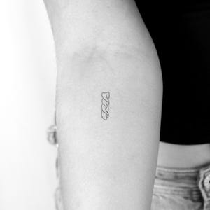 Fusilli Pasta Temporary Tattoo (Set of 3)