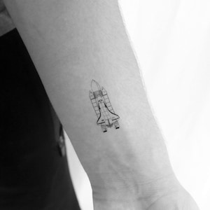 Tatuaggio temporaneo dello Space Shuttle Discovery (set di 3)