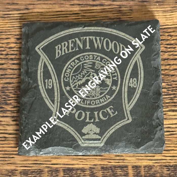 インディアナ州警察官バッジ SVG ベクターファイル（レーザー、CNC