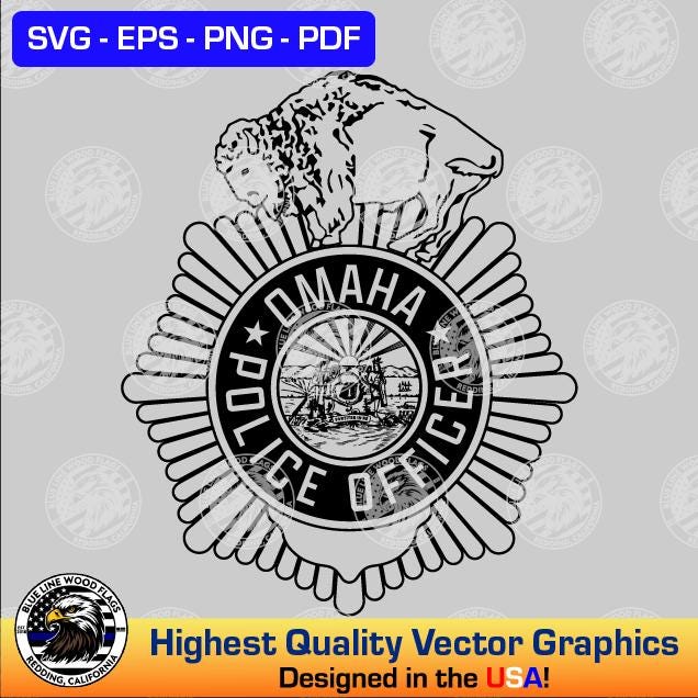 Omaha Police Badge - Etsy