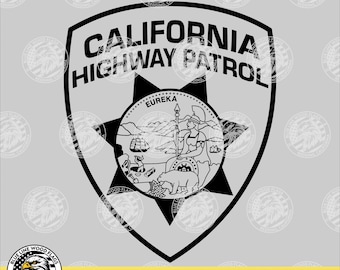 Embleem van de California Highway Patrol (digitale download - svg, eps, png, pdf)